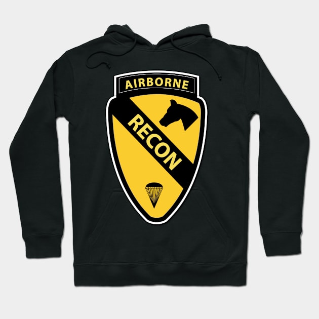 1st  Cav - Recon w Abn Tab Hoodie by twix123844